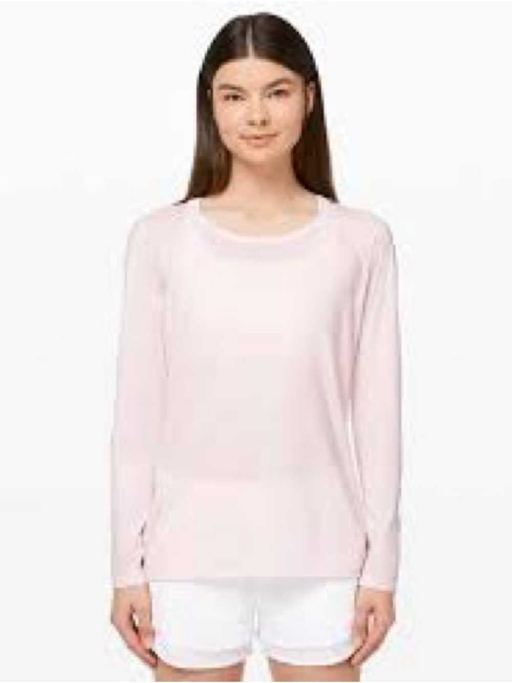 lululemon athletica Light Pink Long-Sleeve Crew Top 1239